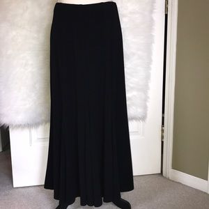 CAbi black maxi skirt